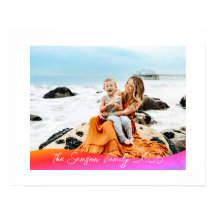 Simple 1 Photo Full Coverage - Script Text Overlay