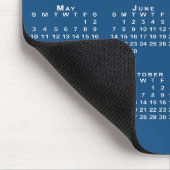 Simple 2026 Calendar Company Name on Blue マウスパッド (コーナー)