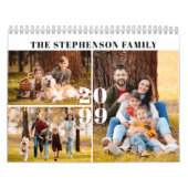 Simple 3 Photos Per Month カレンダー (カバー)