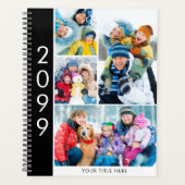 Simple 4 Photo Collage Personalized Planner プランナー手帳 (正面)