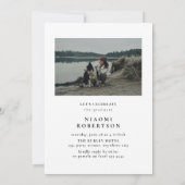 Simple 5 Photo Collage Graduation Party Invitation 招待状 (裏面)