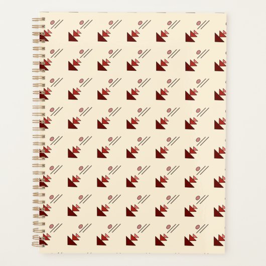 Simple Abstract  プランナー手帳 (正面)