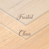 Simple Acrylic wedding arch 5 x7 invitation  アクリル招待状