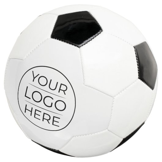 Simple Add Your Logo Business サッカーボール (3/4)