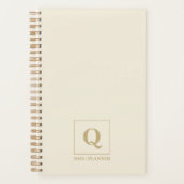 Simple & Aesthetic Design | Custom organization プランナー手帳 (正面)