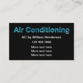 Simple Air Conditioning Repairman 名刺 (正面)