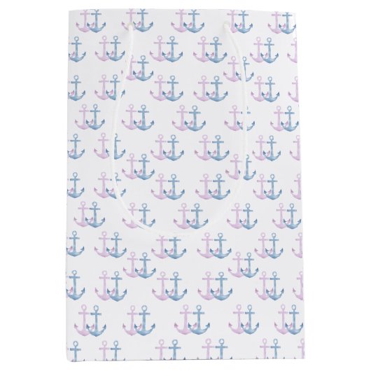 Simple Anchor Duo! ミディアムペーパーバッグ (正面)