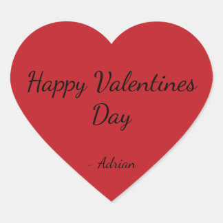 Simple and Cute Valentines Day Stickers ハートシール