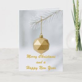 Simple and Elegant Custom Christmas  カード
