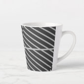 Simple and elegant graphic coffee mug カフェラテマグ (右)