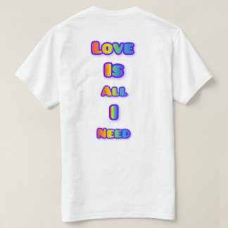 simple and elegant Valentine’s typography design Tシャツ