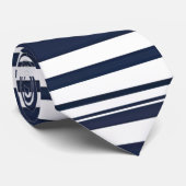 Simple and Modern Blue Striped ネクタイ (ロール)