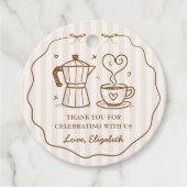 Simple Baby Is Brewing Thank You フェイバータグ (正面)