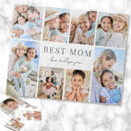 Simple Best Mom Photo Collage ジグソーパズル