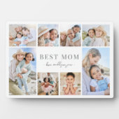 Simple Best Mom Photo Collage フォトプラーク (正面)