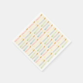 Simple Birthday Candles Party スタンダードカクテルナプキン (角)
