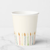 Simple Birthday Candles Party 紙コップ (裏面)