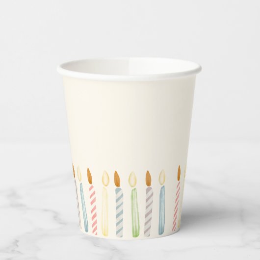 Simple Birthday Candles Party 紙コップ (左)