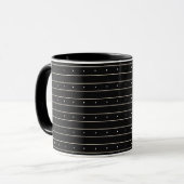 Simple Black Background With Grey Stripes And Tiny マグカップ (正面左)