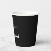 Simple Black Coffee, Because Adulting is Hard 紙コップ (左)