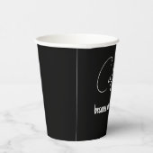 Simple Black Coffee, Because Adulting is Hard 紙コップ (右)