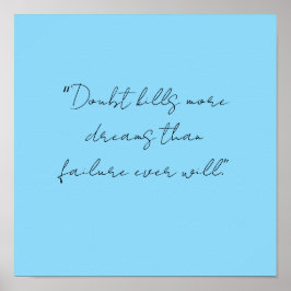 simple black white hand written quote art poster ポスター