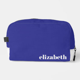 Simple Blue and White with Name ドップキット