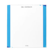 Simple Blue Frame Notepad ノートパッド (正面)