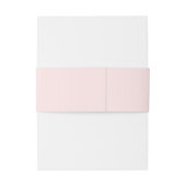 Simple Blush Pink | Lavender Initials Wedding 招待状ベリーバンド (裏面例)