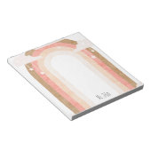 Simple Boho Teacher Notepad ノートパッド (アングル)