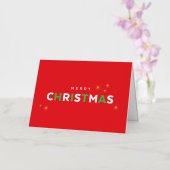 Simple Bold Foil Christmas Card 箔グリーティングカード (蘭)