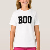 Simple “Boo” Halloween Trucker Hat Tシャツ (正面)