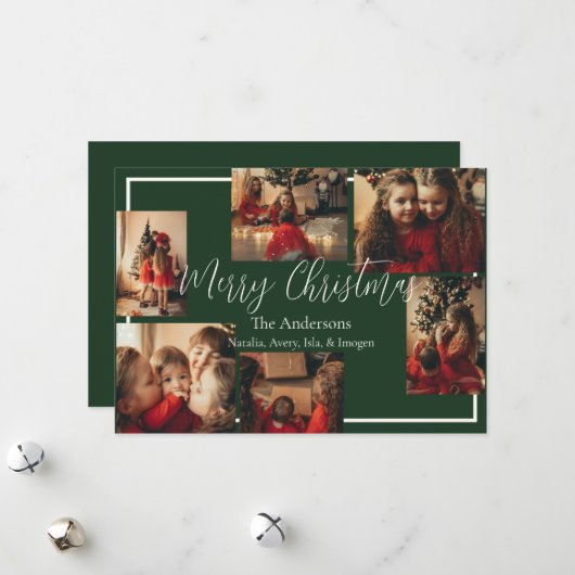 Simple Border Holiday Card シーズンカード (正面/裏面インサイチュ)