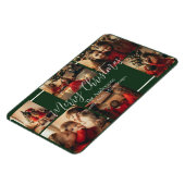 Simple Border Holiday Card  マグネット (左側)