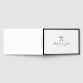 Simple Bow Classic Wedding ゲストブック (全面)