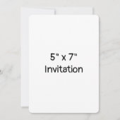 Simple Brand Promotion Rounded 5" x 7" 招待状 (正面)