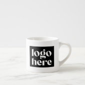 Simple Branded Business Large Logo Espresso Mug エスプレッソカップ (右)