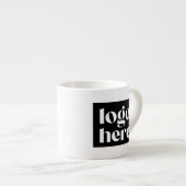 Simple Branded Business Logo Mug エスプレッソカップ (正面右)