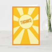 Simple Bright Cheery Thank You シーズンカード (正面)