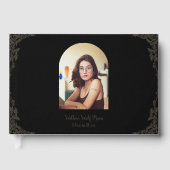 Simple Brown and Black Pagan Funeral ゲストブック (正面)