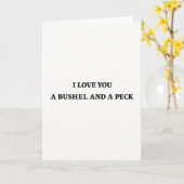 Simple Bushel Peck Love Card カード (黄色い花)