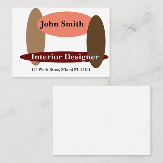 Simple business card 名刺 (正面/裏面)