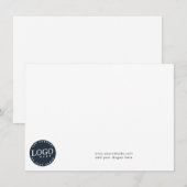 Simple Business Logo and Corporate Thank You Card (正面/裏面)