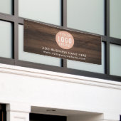 Simple Business Logo and Corporate Website 横断幕 (ビルの外側)