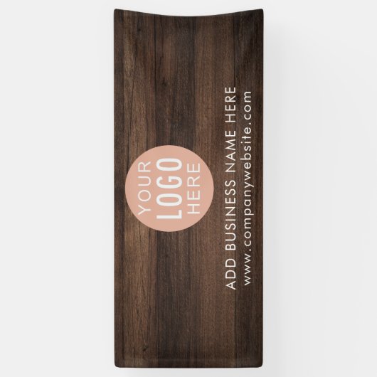 Simple Business Logo and Corporate Website 横断幕 (縦)