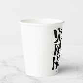 Simple Business Logo and Text Cool 紙コップ (右)