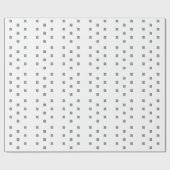 Simple Business Logo and Text Tiny Elements White ラッピングペーパー (フラット)