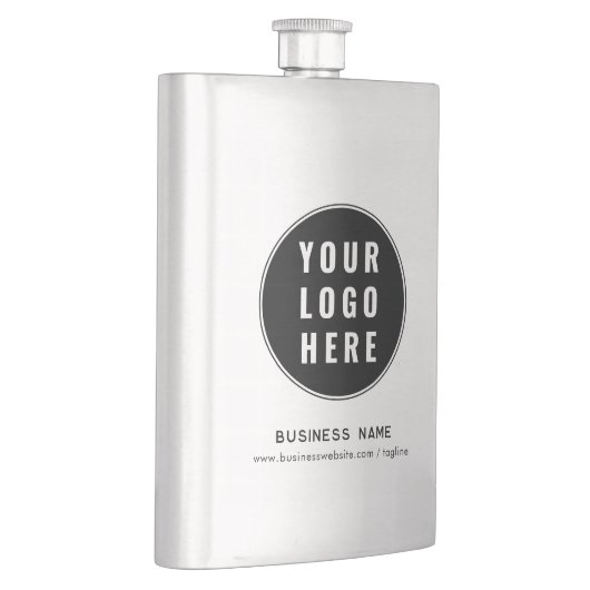 Simple Business Logo and Website Custom フラスク (右)