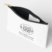 Simple Business Logo Clients Swag Custom アクセサリーポーチ (見開き)