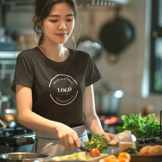 Simple Business Logo Company Staff Custom branded Tシャツ